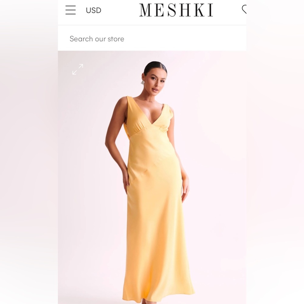 MESHKI Nadia Gown- Size M